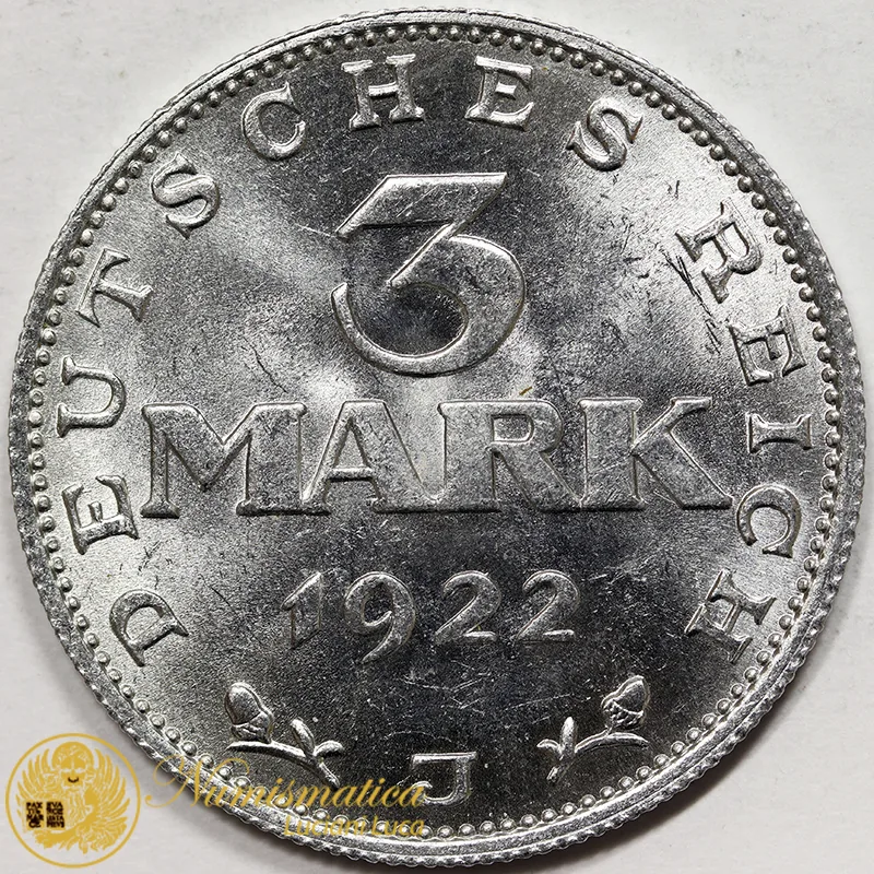 GERMANIA REPUBBLICA WEIMAR 3 Marchi 1922 J Fdc #5222