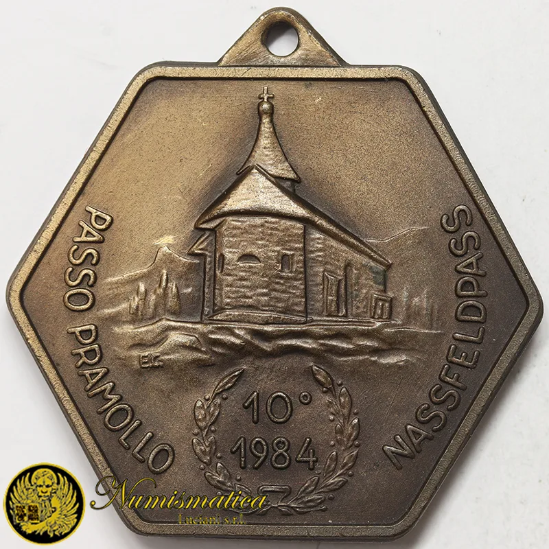 Medaglia 10° INCONTRO INTERNAZIONALE ALPINI PONTEBBA OKB HERMAGOR 1984 #135