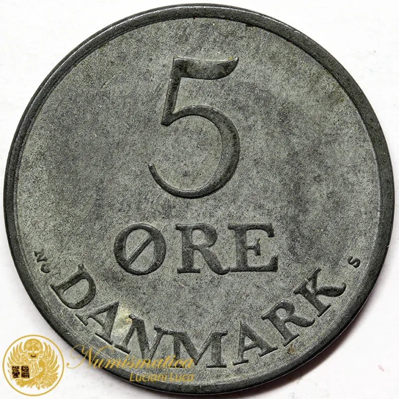 DANIMARCA 5 ORE 1953 N.S FREDERIK IX #5234