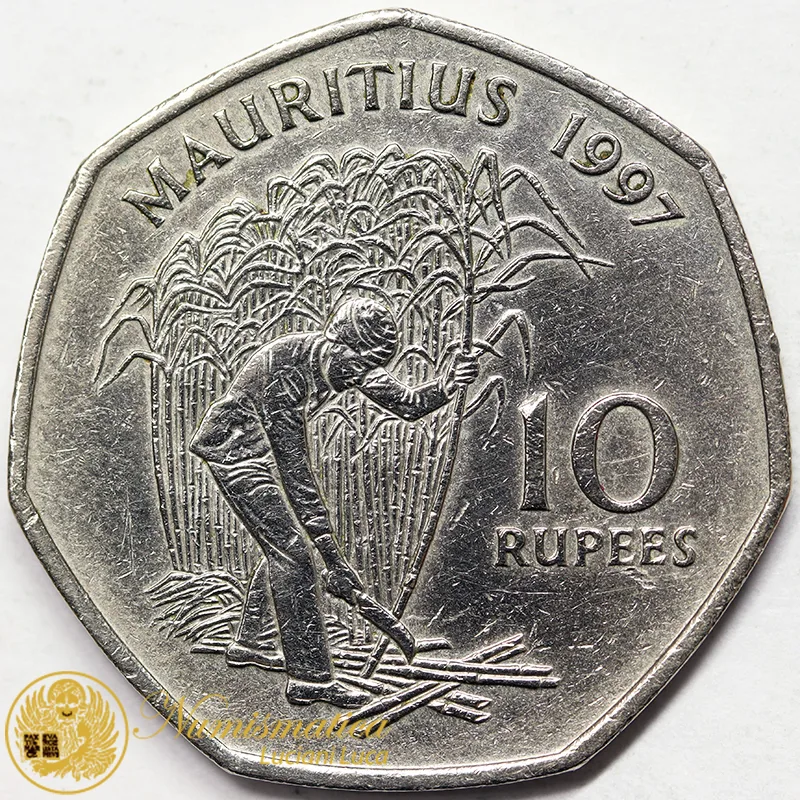 MAURITIUS 10 Rupie 1997 #5271