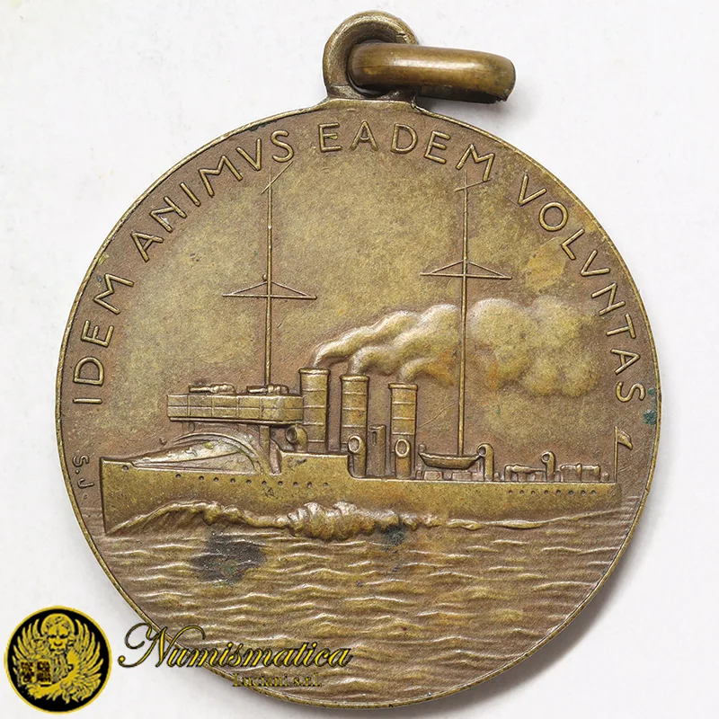 Medaglia Regia Nave FUCILIERE ai Fucilieri 1910 #215