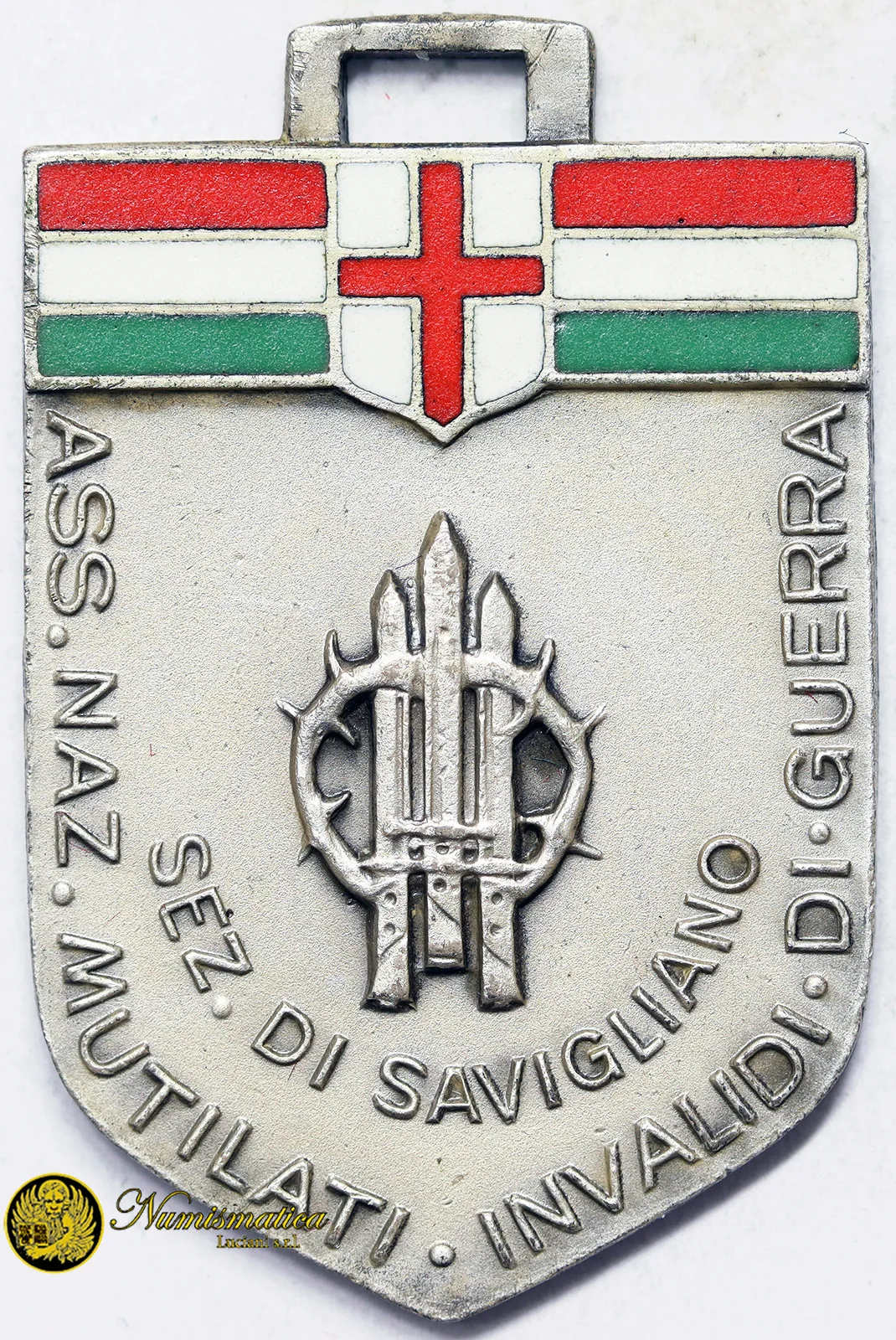 MEDAGLIA SAVIGLIANO ASSOCIAZIONE NAZIONALE MUTILATI INVALIDI DI GUERRA #285