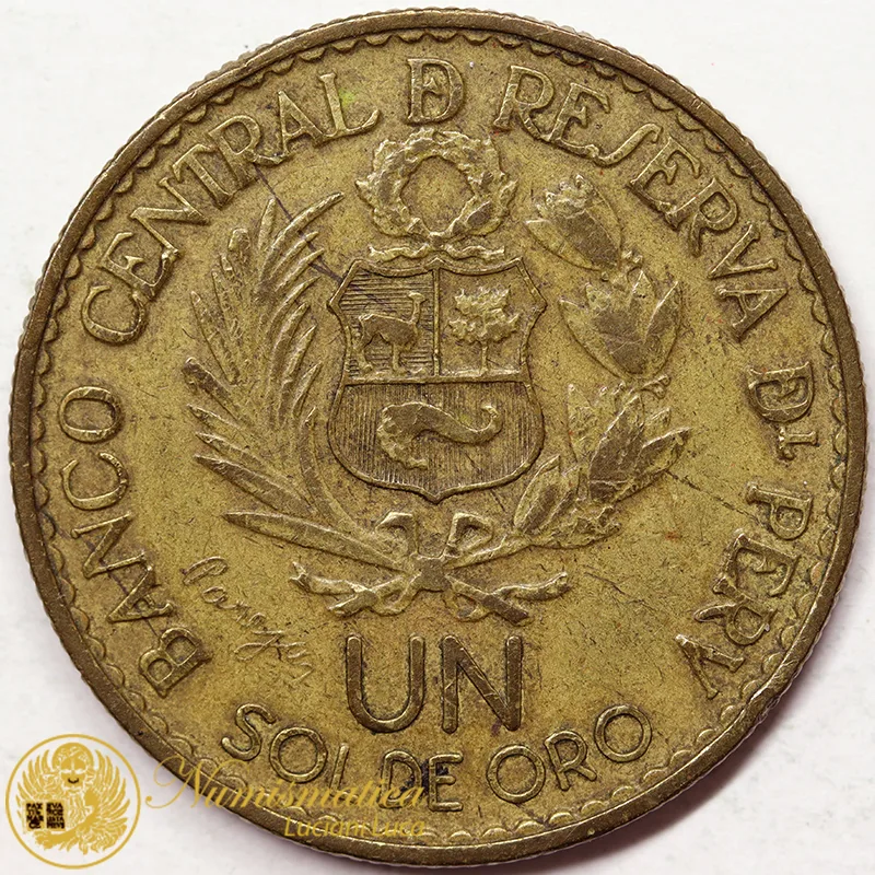 Perù 1 Sol de Oro 1965 (KM 240) #5314