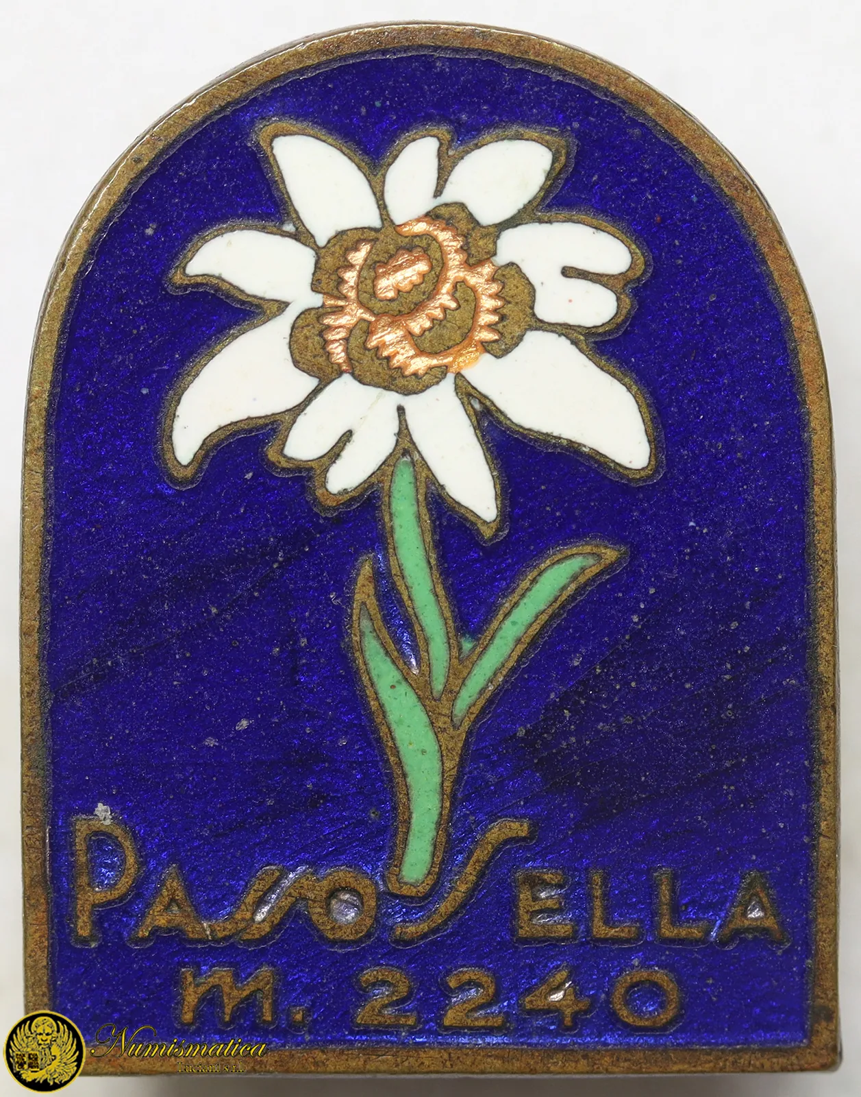 SPILLA PASSO SELLA m. 2240 con smalti #295