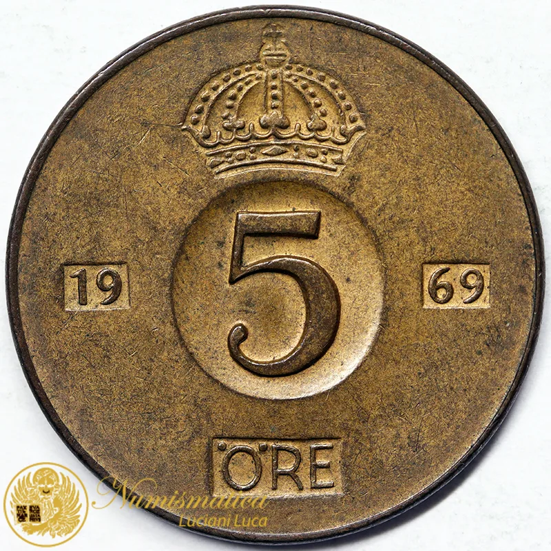 SVEZIA 5 ORE 1969 #5333