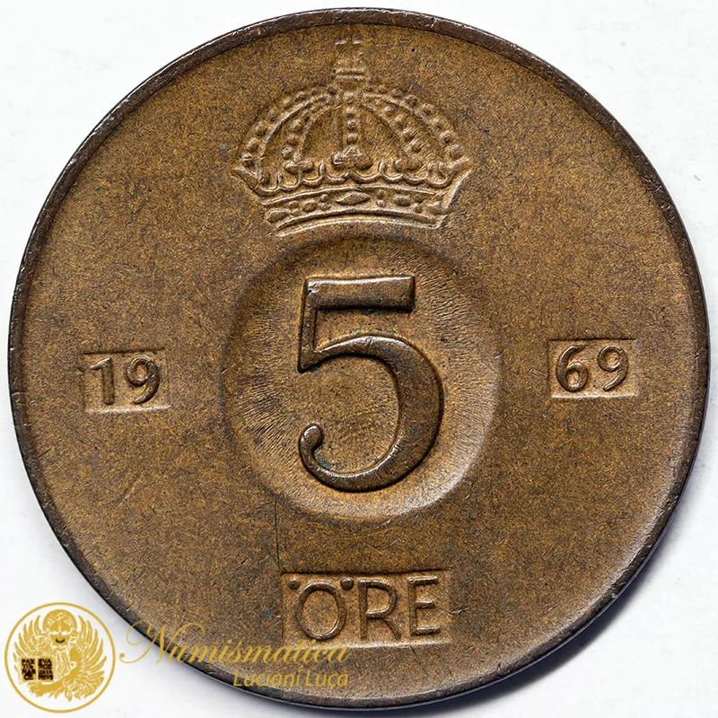 SVEZIA 5 ORE 1969 #5334