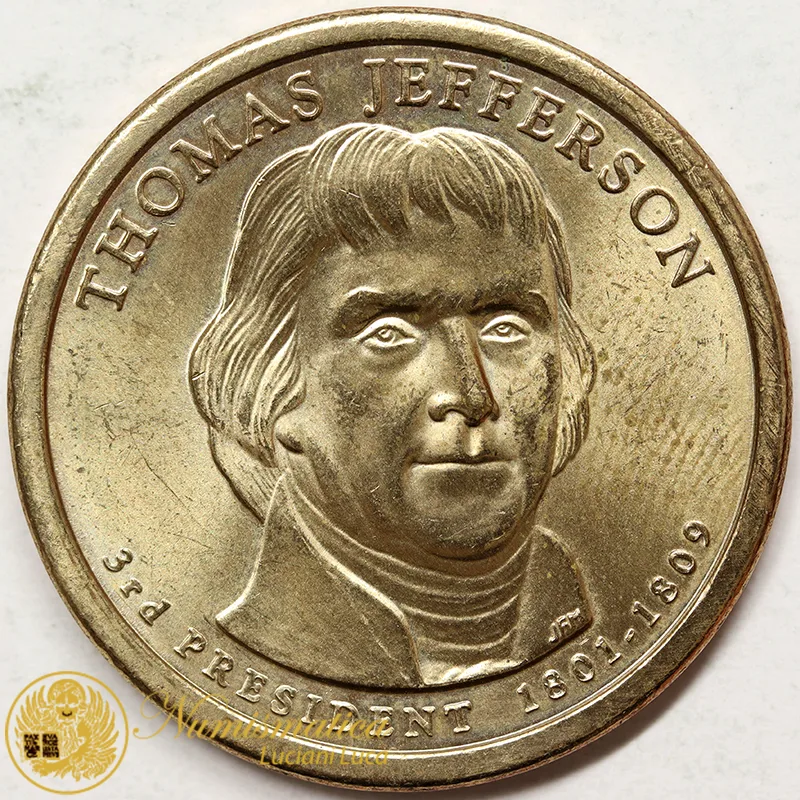 STATI UNITI 1 Dollaro 2007 D THOMAS JEFFERSON #5344