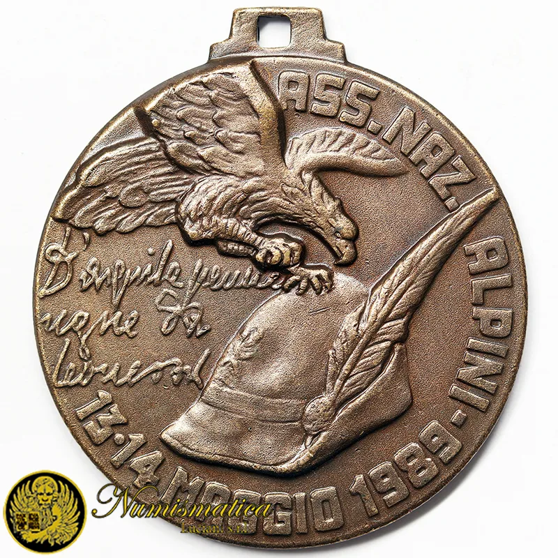 Medaglia ANA 62^ Adunata Nazionale Alpini Pescara 1989 #421