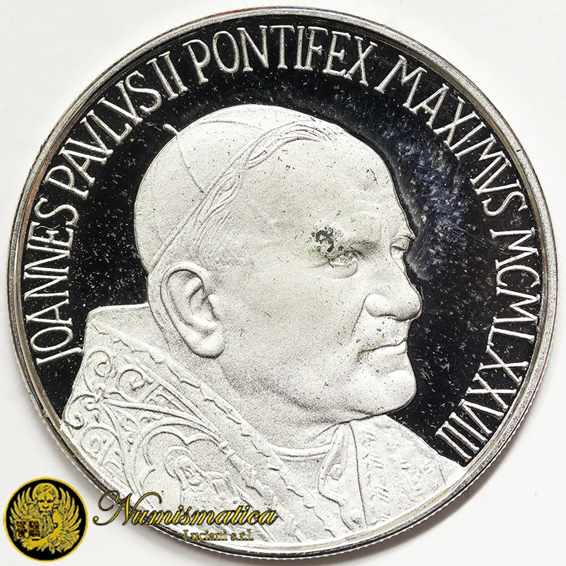 Medaglia GIOVANNI PAOLO II ANNO SANTO 1983 Ø 32 mm Argento 925 11,10 gr #425
