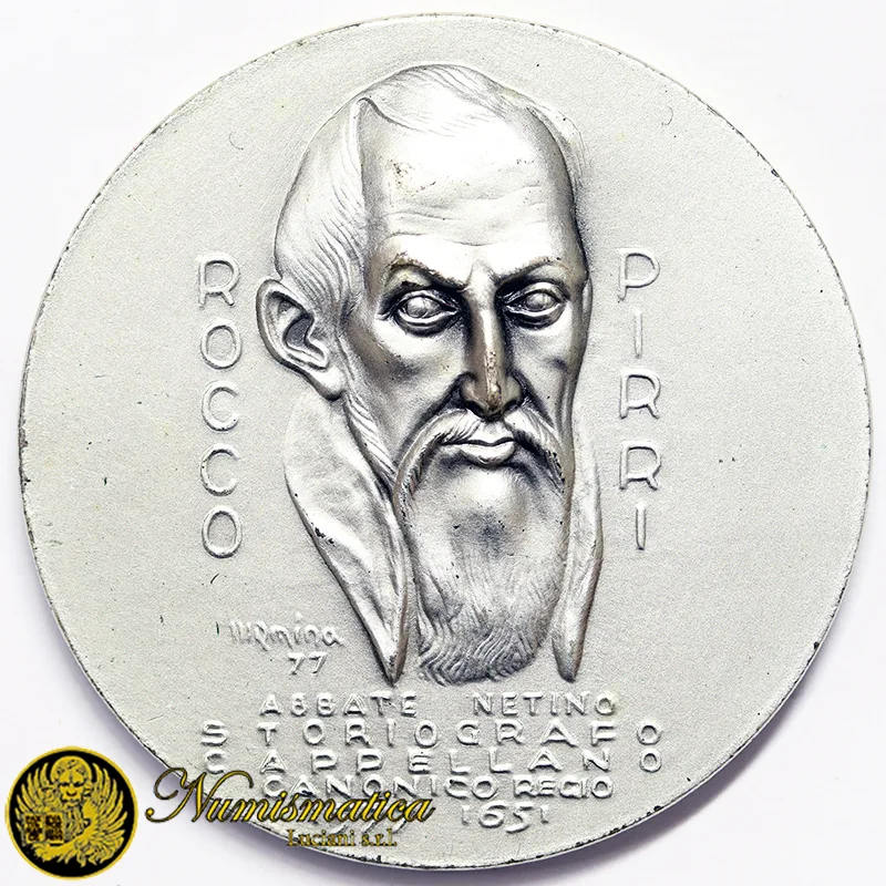 MEDAGLIA ROCCO PIRRI 1977 opus Monina #454