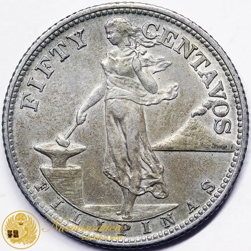 Filippine 50 Centavos 1944 S United States Administration #5349