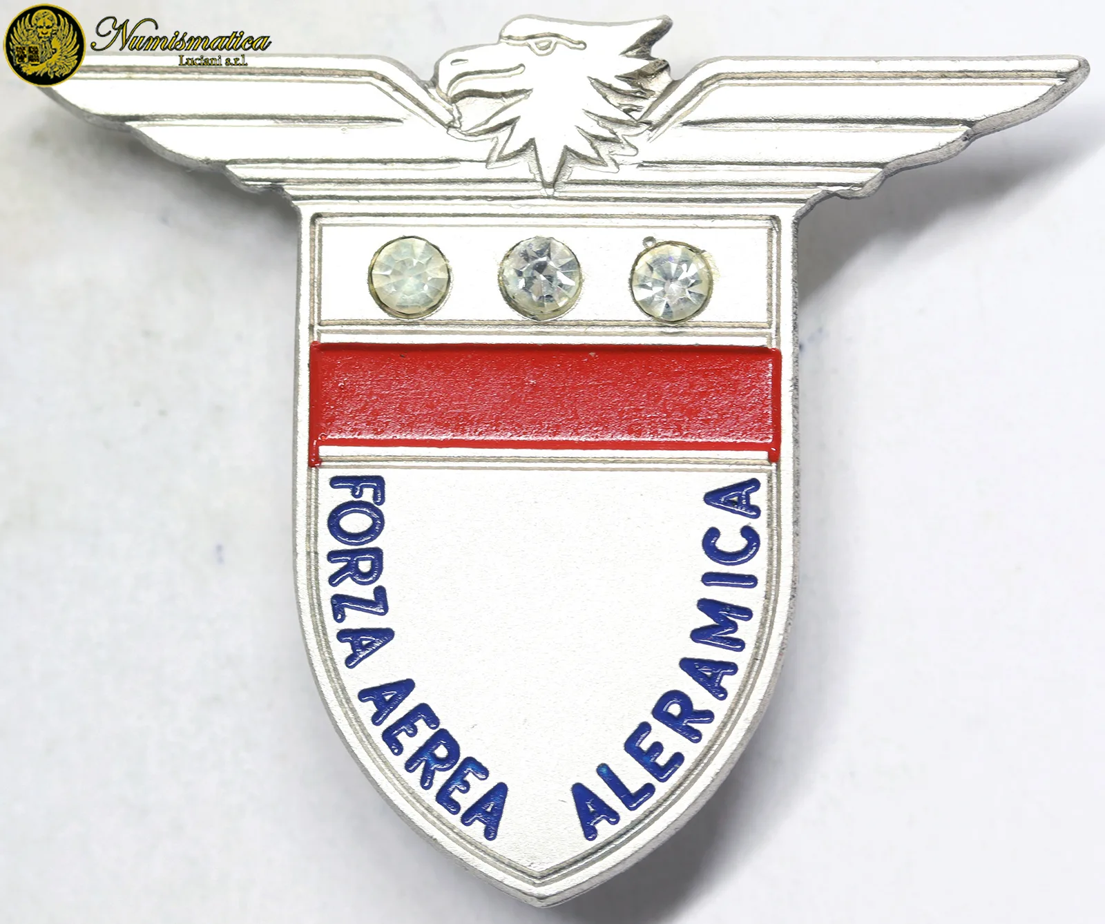 Distintivo Forza Aerea Aleramica con smalti #487