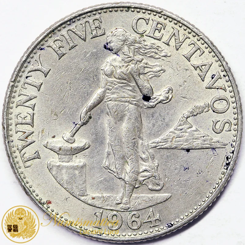 Filippine 25 Centavos 1964 #5511