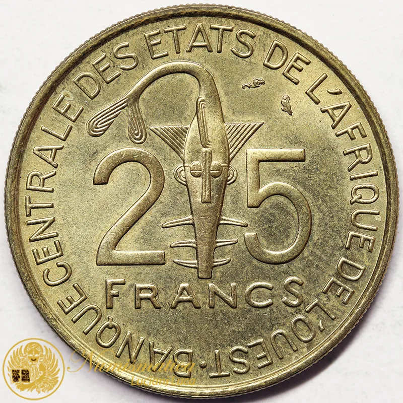Africa Occidentale (BCEAO) 25 Franchi 1970 #5546