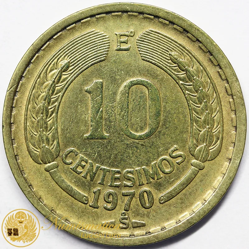 CILE 10 CENTIMOS 1970 #5584