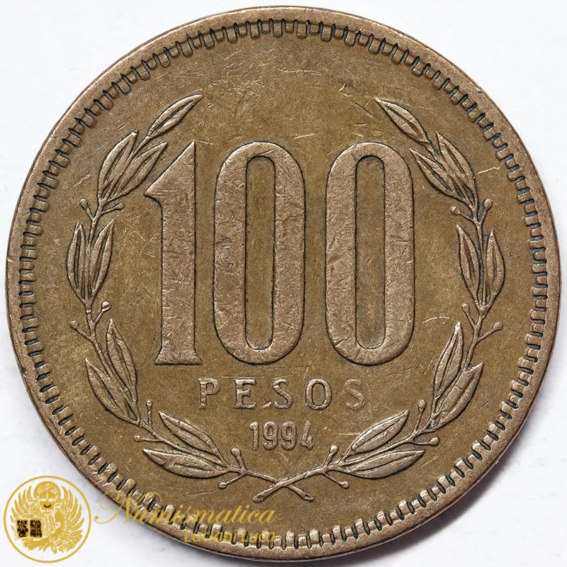 CILE 100 PESOS 1994 #5588