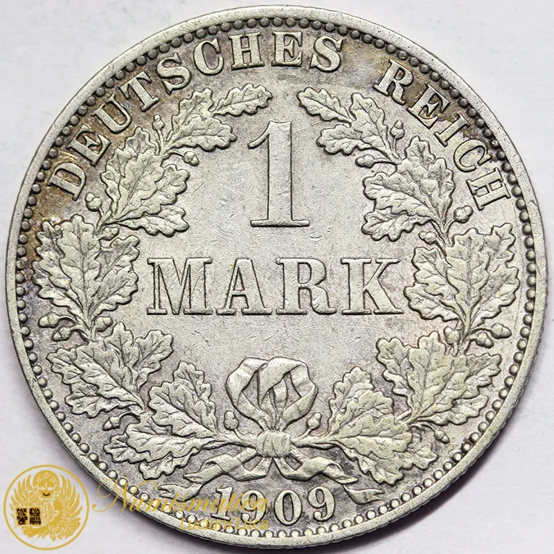 GERMANIA 1 Marco 1909 A Impero BB+ #5716