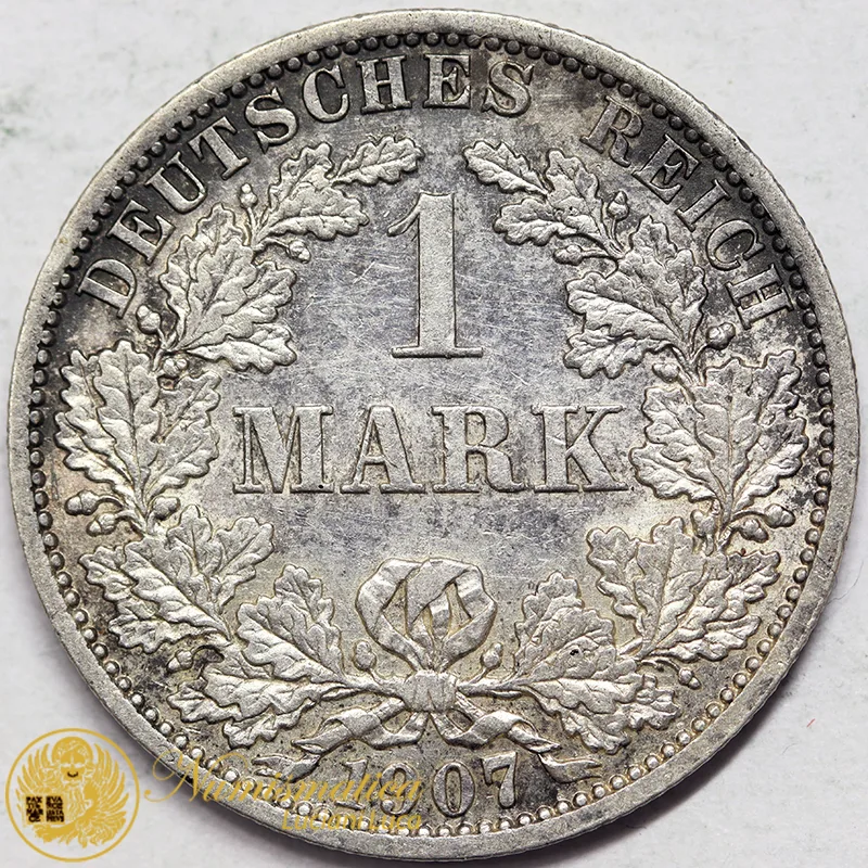 GERMANIA 1 Marco 1907 A Impero Spl- #5720