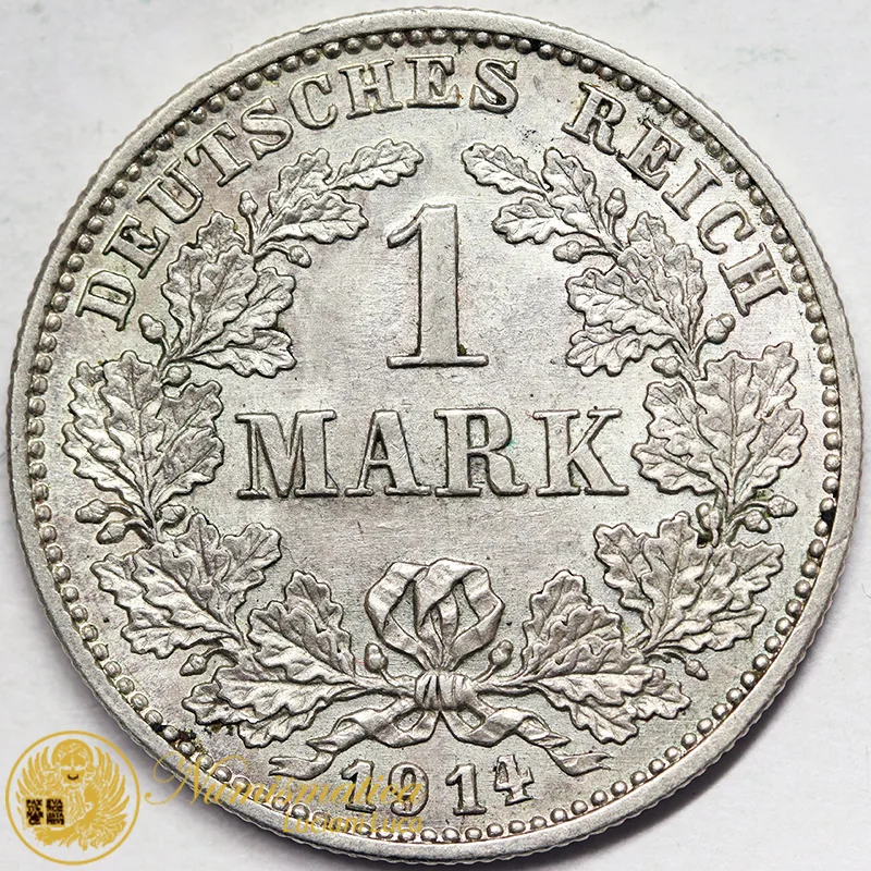 GERMANIA 1 Marco 1914 G argento #5767