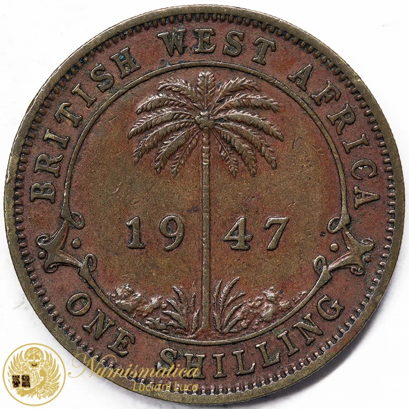 Africa Occidentale Britannica 1 Shilling 1947 #5646