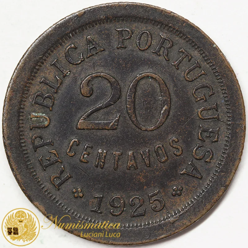PORTOGALLO 20 Centavos 1925 #5660