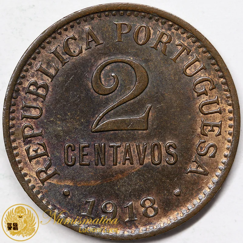 PORTOGALLO 2 Centavos 1918 #5669