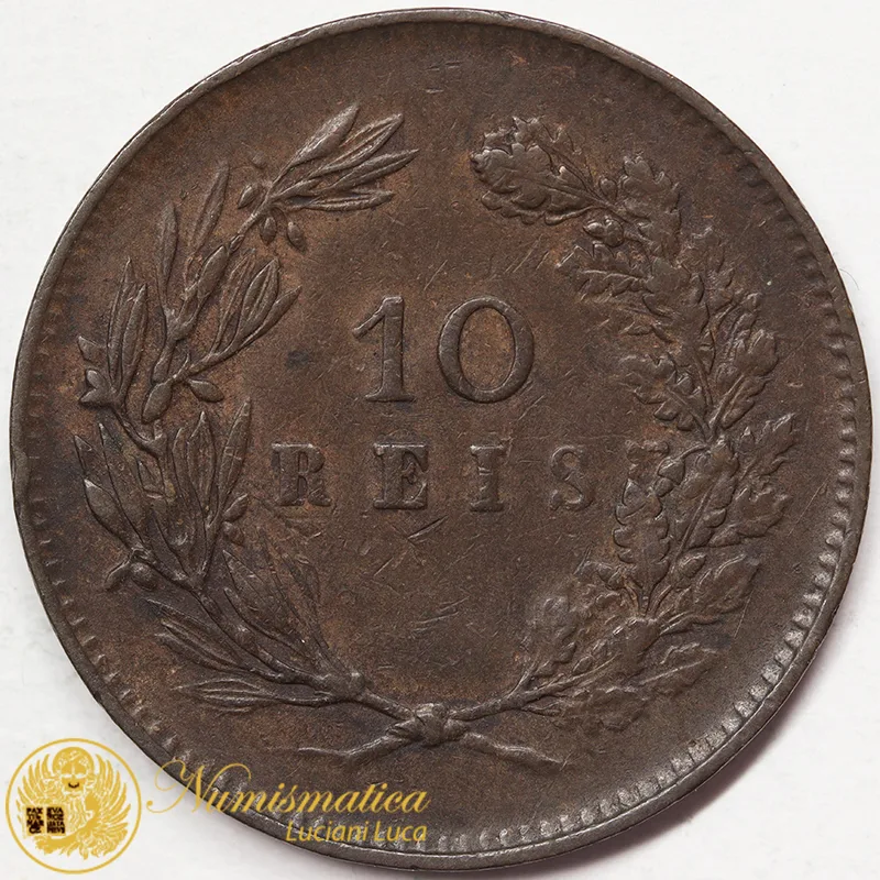 PORTOGALLO 10 Reis 1892 CARLOS I #5684