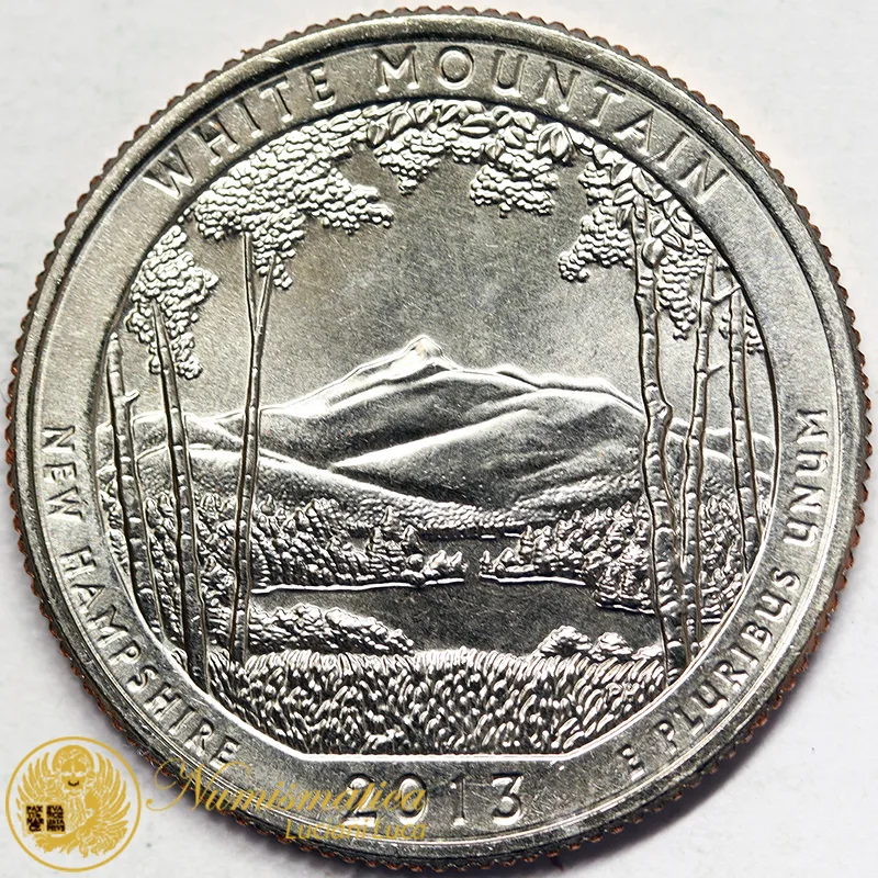 STATI UNITI 1/4 Dollaro 2013 D White Mountain #5827