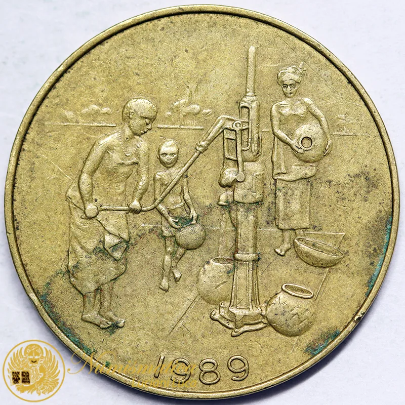 Stati dell’Africa Occidentale 10 Franchi 1989 FAO #5833