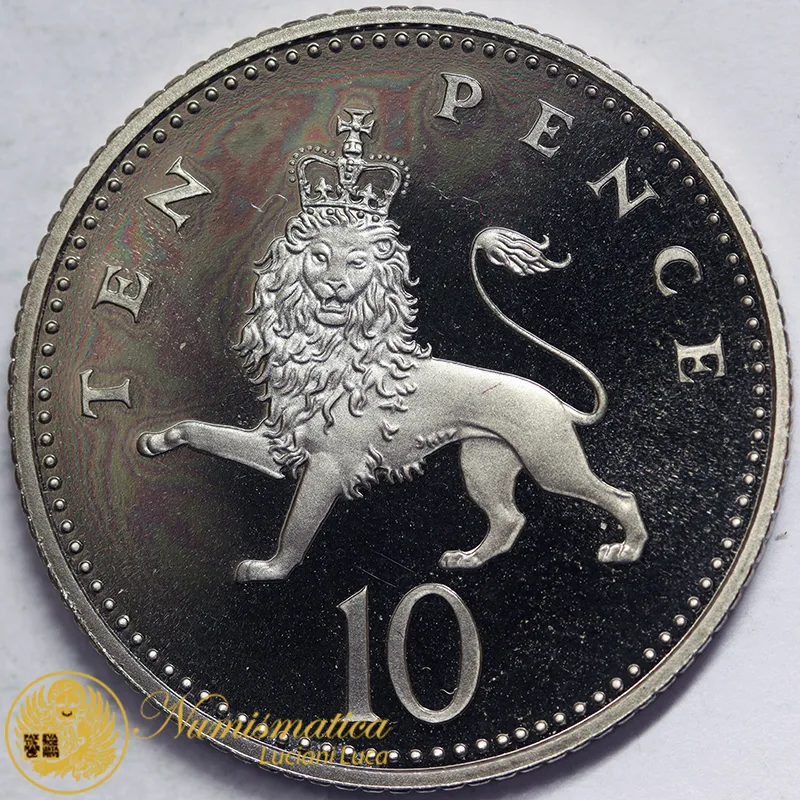 GRAN BRETAGNA 10 Pence 1997 Elisabetta II #5865