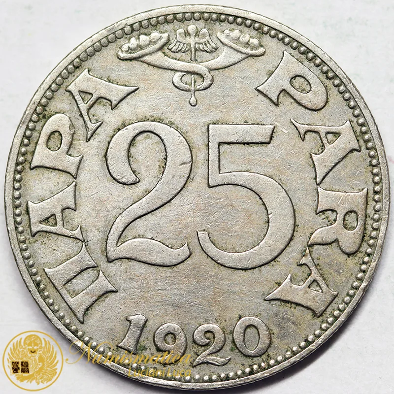 JUGOSLAVIA 25 Para 1920 #5983