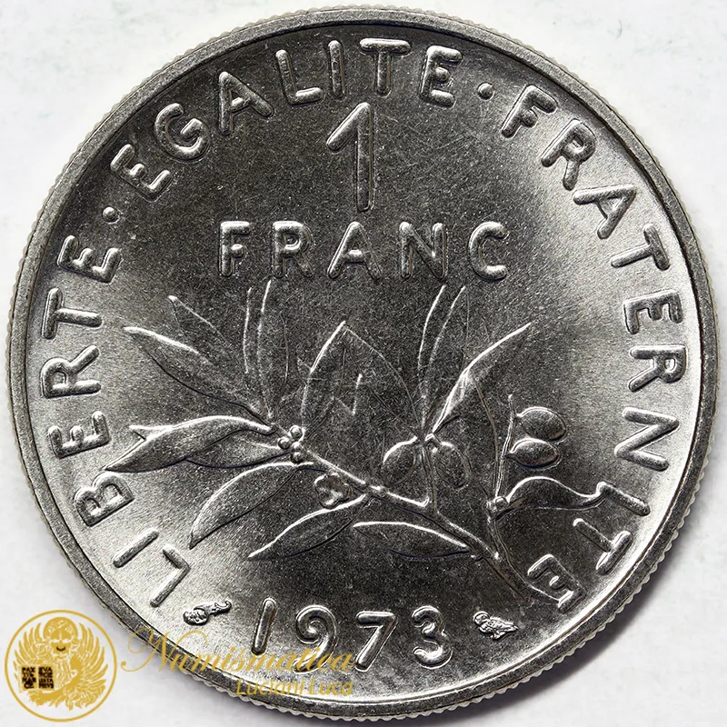 FRANCIA 1 FRANCO 1973 FDC #6002