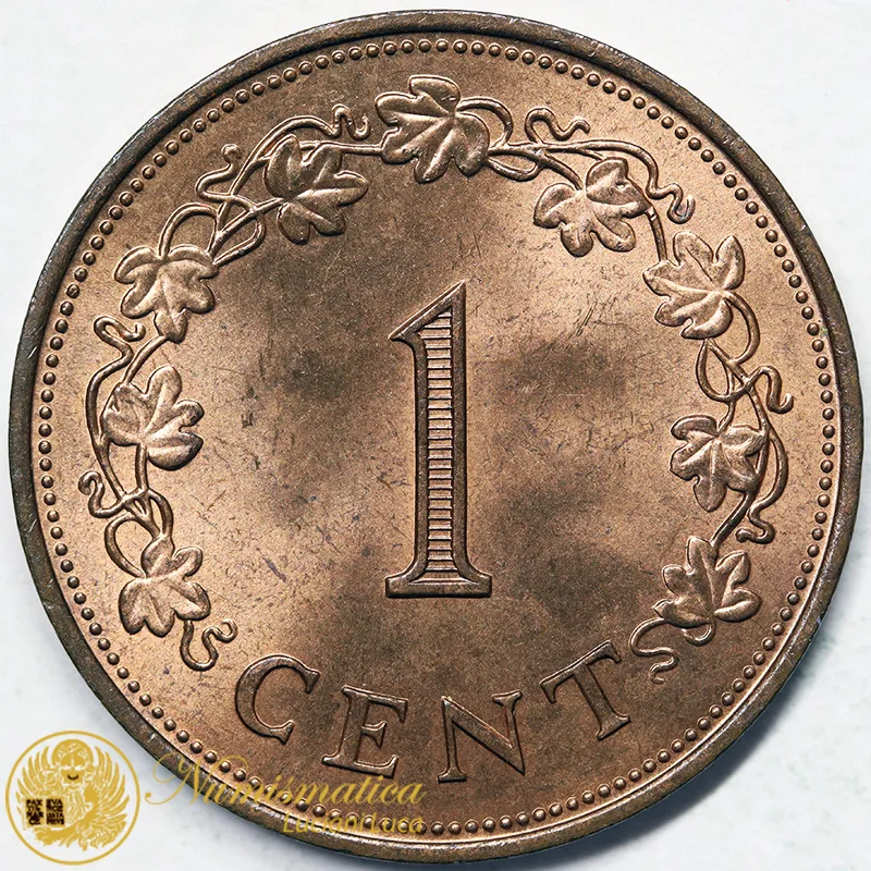 MALTA 1 Cent 1972 #6037