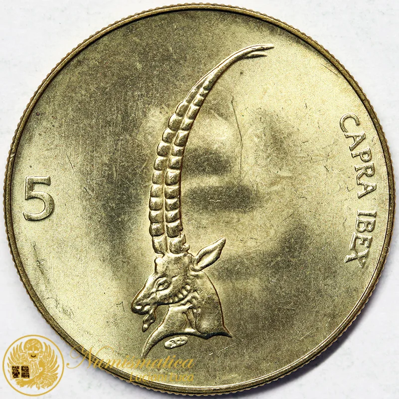 SLOVENIA 5 TOLARJEV 1992 #6045