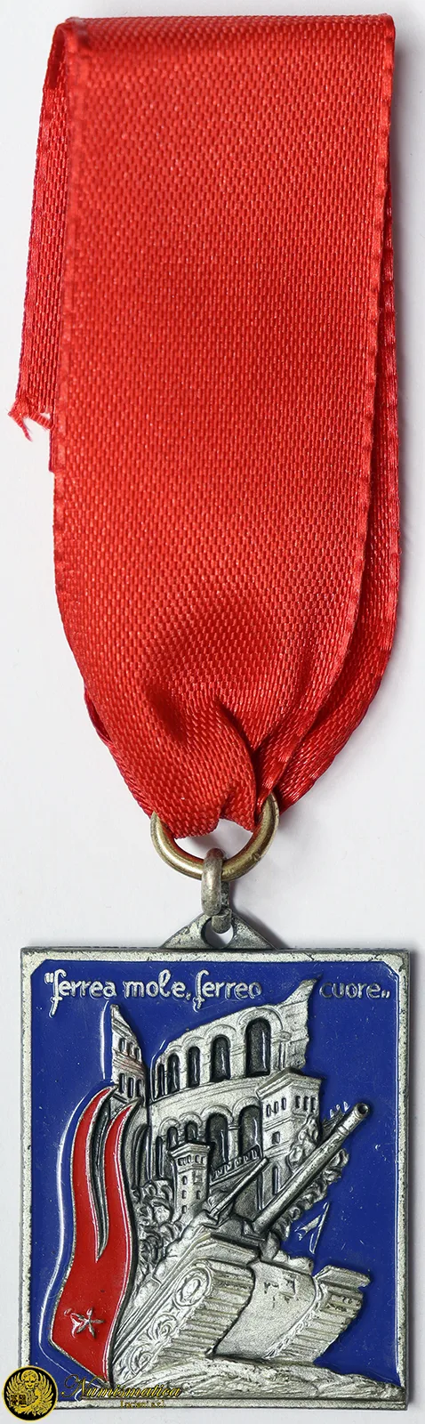 Medaglia 5° Raduno Nazionale Carristi d’ Italia Verona 1969 con smalti #N139