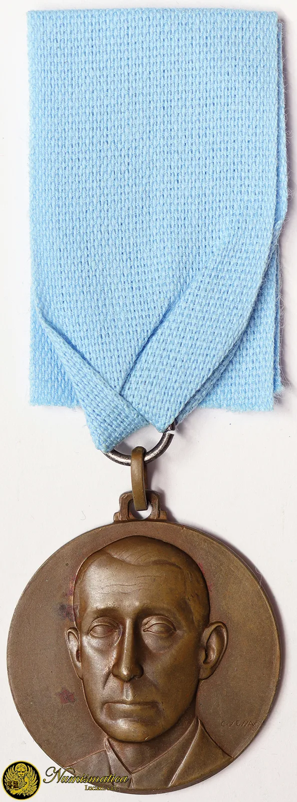Medaglia Associazione Marinai in Congedo Busto Ammiraglio Luigi di Savoia 1937 – Ventennio Ø 32 mm #N166
