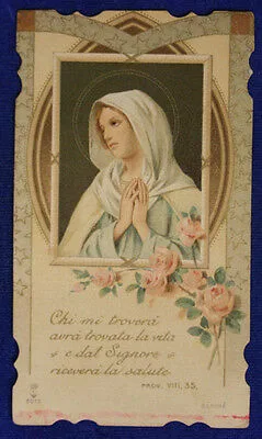SANTINO ORAZIONE ALLA SANTISSIMA VERGINE MARIA 1909 #SA13