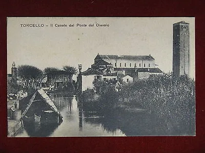 TORCELLO Canale dal Ponte del Diavolo – viaggiata, 1928 #15254