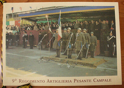 Calendario  9° REGGIMENTO ARTIGLIERIA PESANTE CAMPALE 1982 #L291