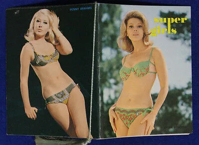 CALENDARIETTO DA BARBIERE  SUPER GIRLS 1969 #SA219