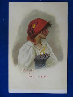 POPOLANA VENEZIANA illustrata ANGELINI D.G. no viaggiata,”900 f/p #14691