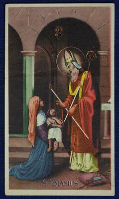 SANTINO SAN BIAGIO VESCOVO E MARTIRE #SA74