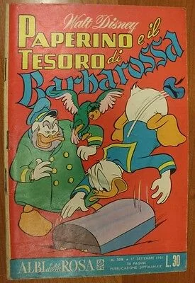Fumetto PAPERINO n. 358 ALBI DELLA ROSA 1961  ARNOLDO MONDADORI EDITORE #L458