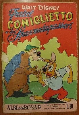 FUMETTO PAPERINO N. 253 1959 ALBI DELLA ROSA, ARNOLDO MONDADORI EDITORE #L444