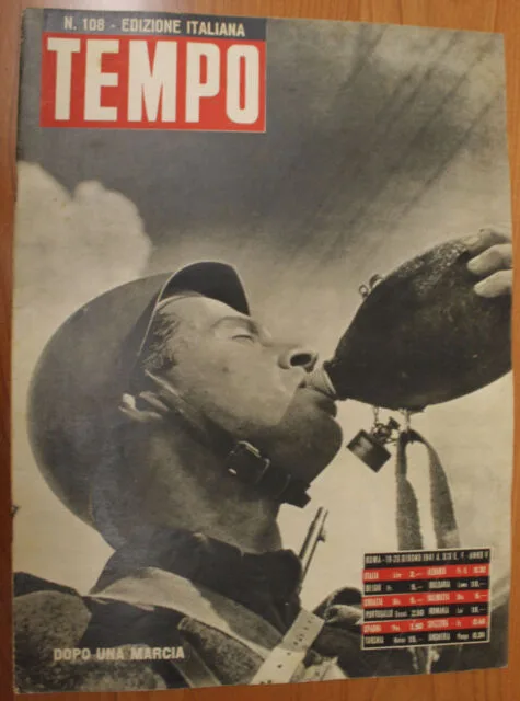 TEMPO n. 108 GIUGNO 1941 DOPO UNA MARCIA #R108