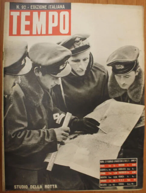 TEMPO n. 92 MARZO 1941 STUDIO DELLA ROTTA #R92