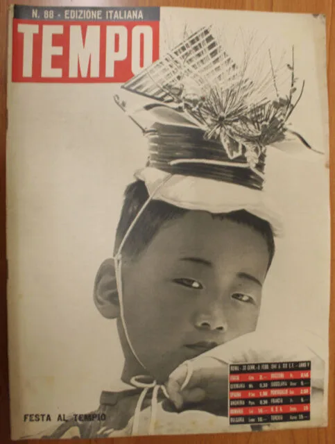 TEMPO n. 88 FEBBRAIO 1941 FESTA AL TEMPIO #R88