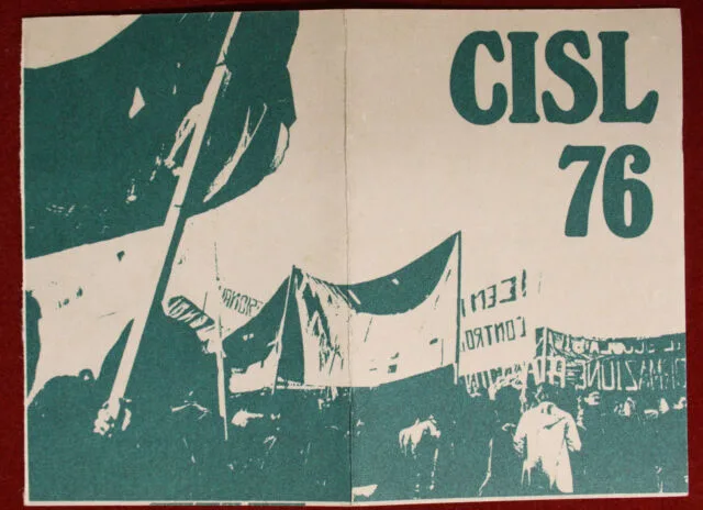 Tessera CISL Confederazione Italiana Sindacati Lavoratori 1976 VERONA #T423