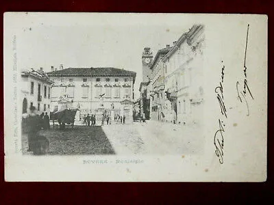 NOVARA Municipio viaggiata animata “900 #3439