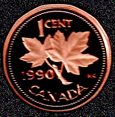 CANADA 1 Centesimo 1990  Proof  #8018